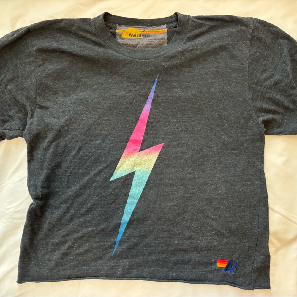 Aviator Nation bolt short sleeve T-shirt